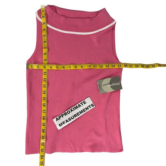 Designers Originals Top Womens Small Pink Sweater Swank Shell Work Officecore - Picture 11 of 15